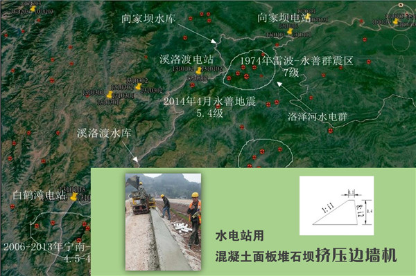 水電站用混凝土堆石壩擠壓邊墻機