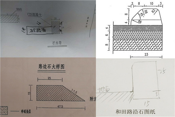 路緣石路沿石規(guī)格圖紙